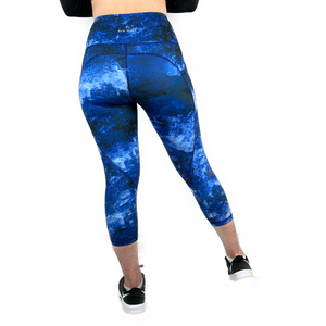 Shakti Crop Printed Legging - Leggings - Ark Yoga
